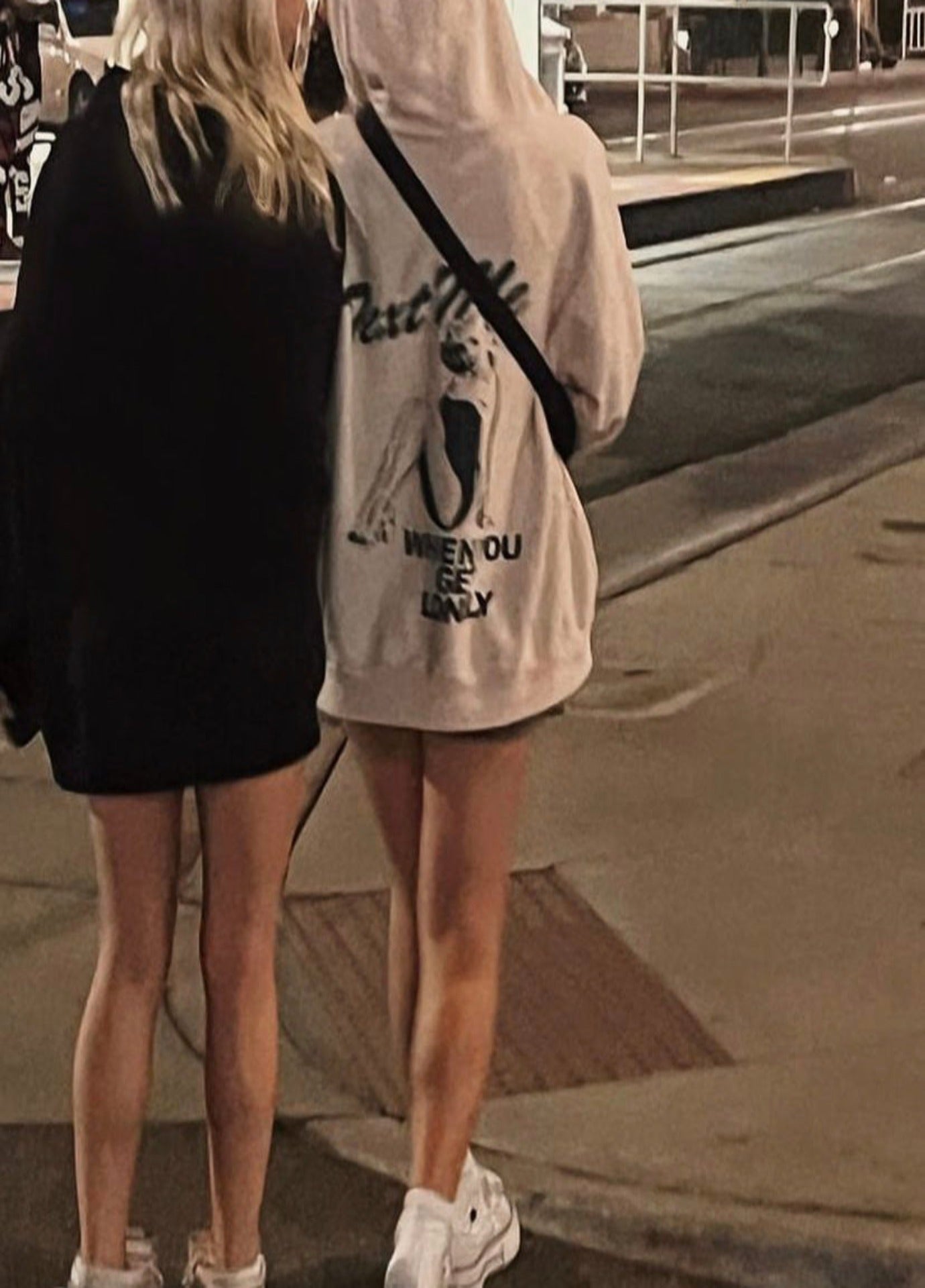Hoodie Text Me When You Get Lonely Beige