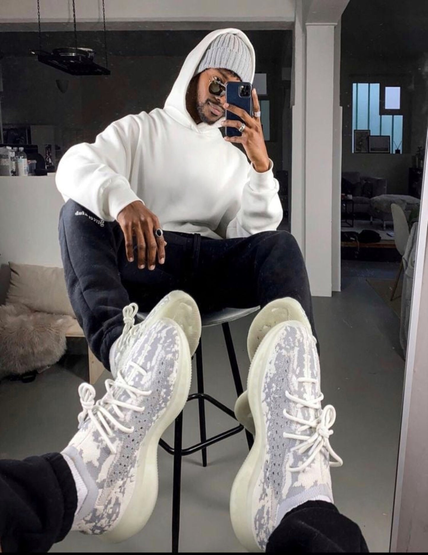 Hoodie Basico Blanco