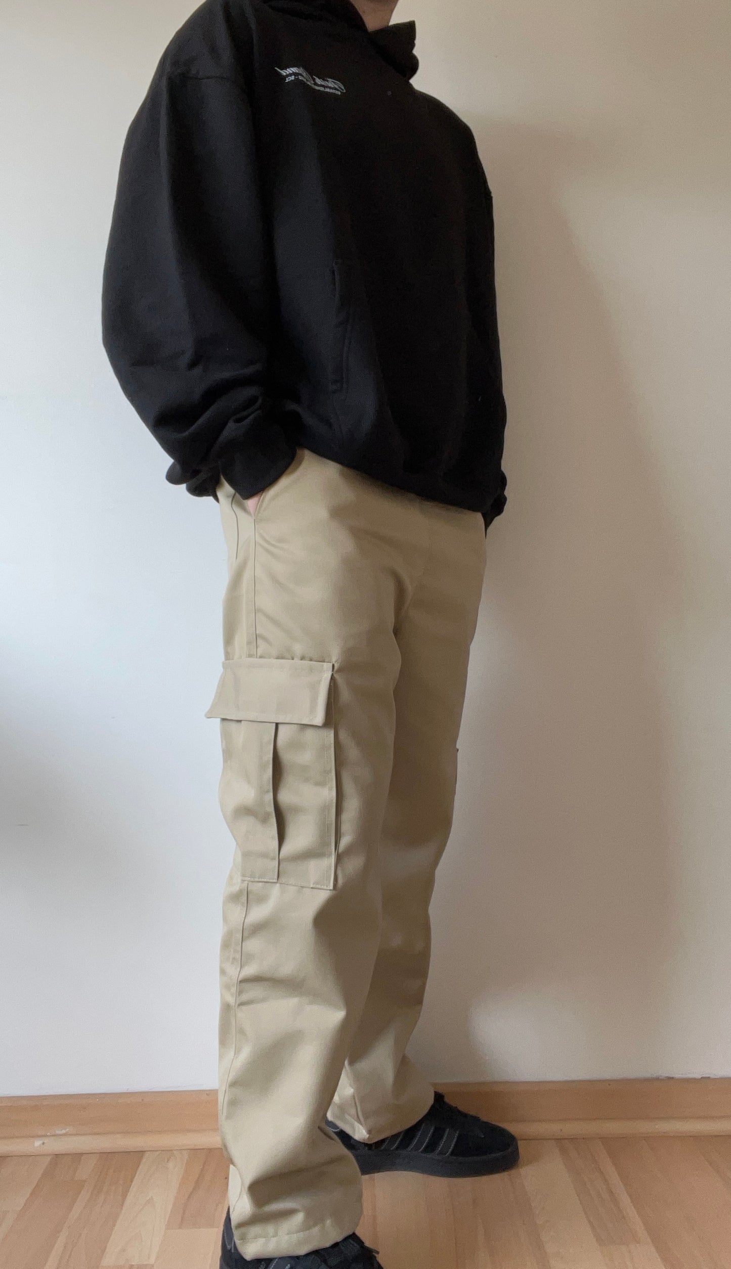 Pantalones Cargo Beige