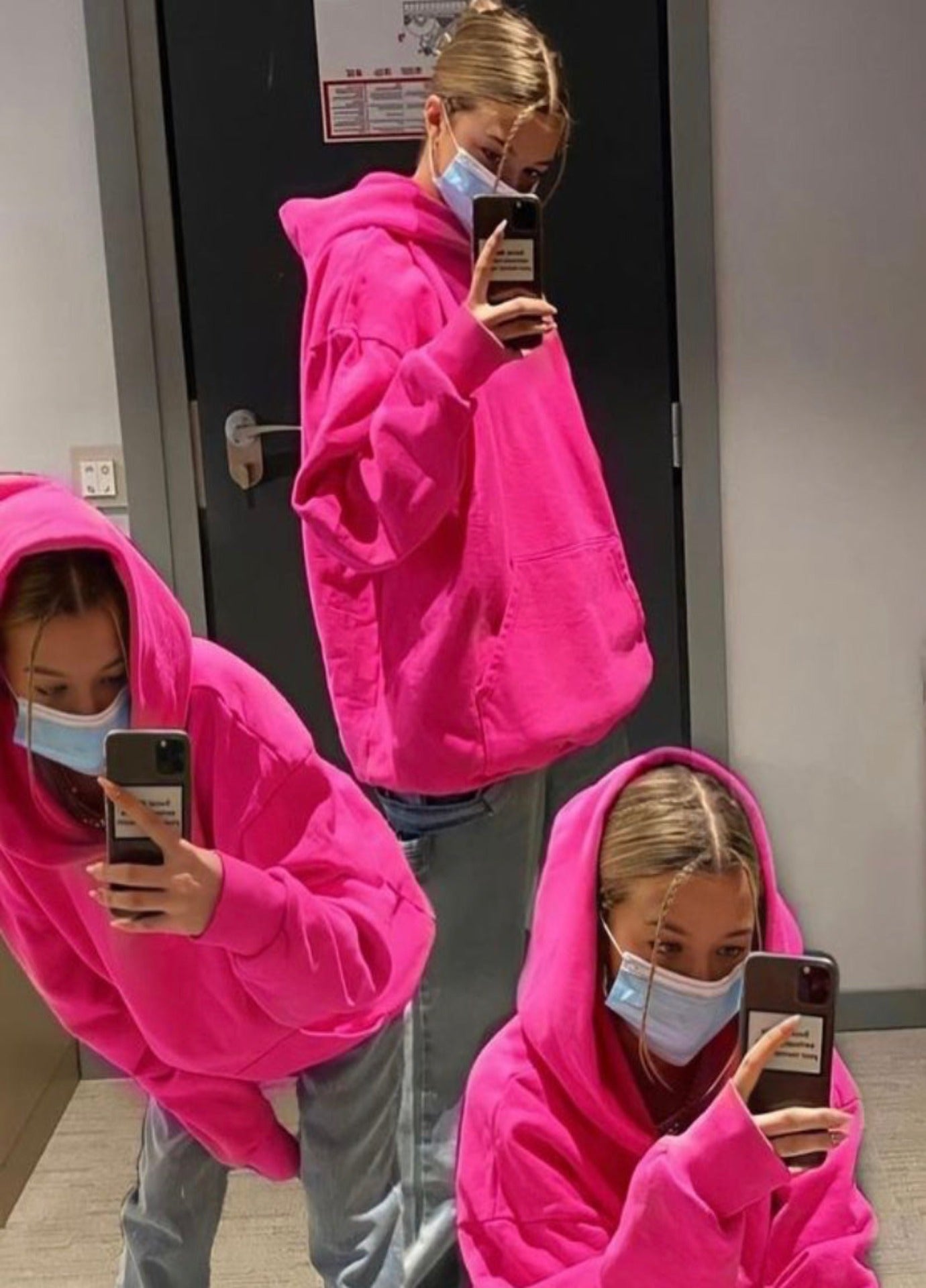 Pink Basic Hoodie