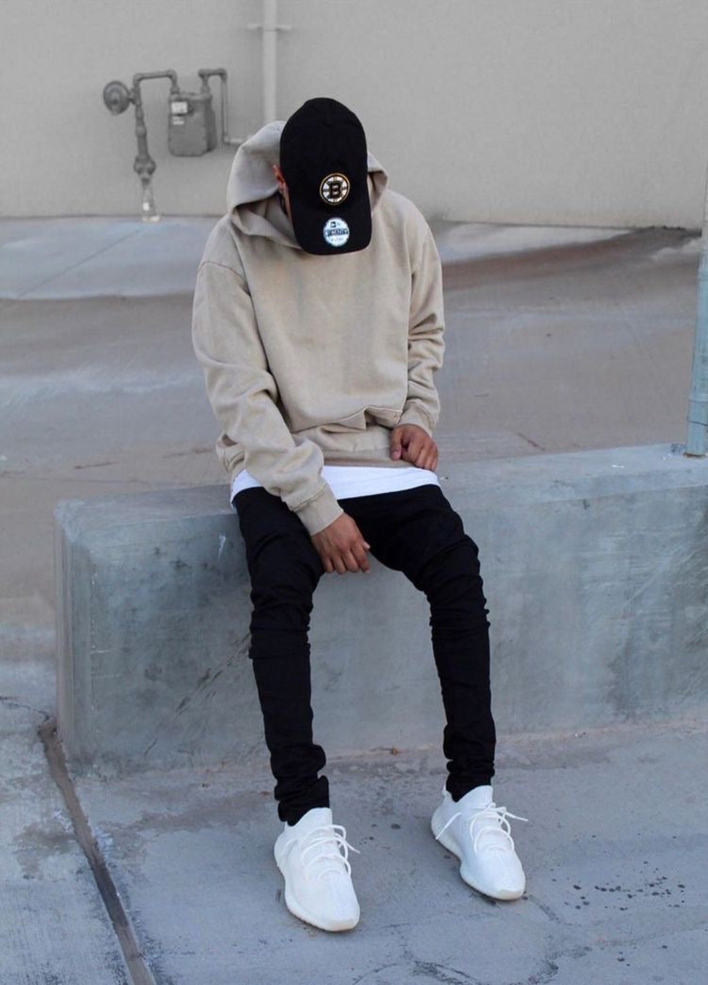 Basic Beige Hoodie